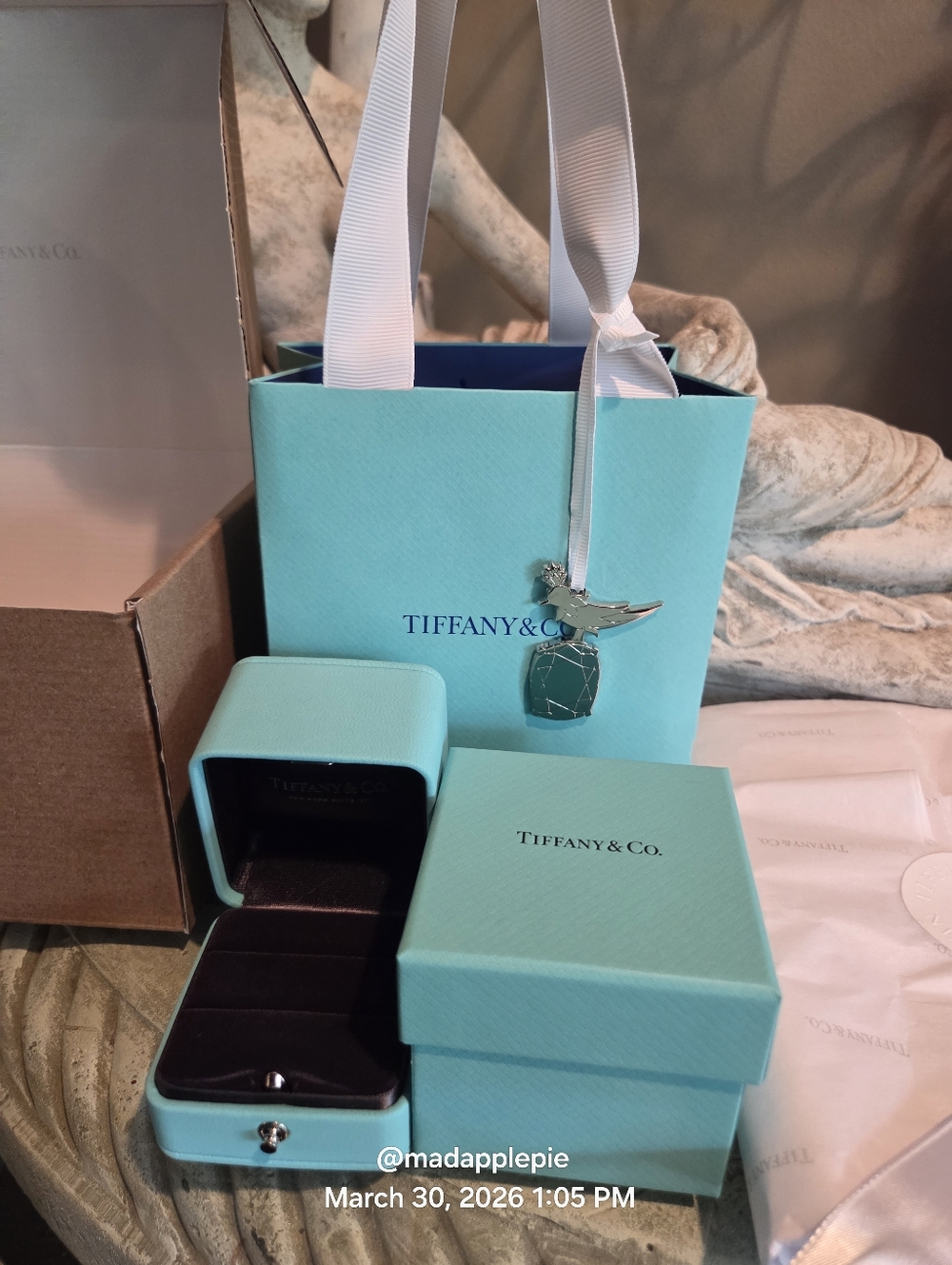 Tiffany & Co. Gift Set With Limited Edition Ornament Ring Box Bag Tissue Box #1